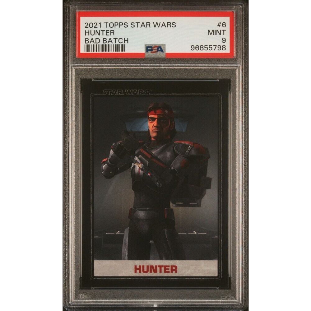 Star Wars 2021 Topps Hunter Bad Batch #6 PSA 9 CERT#968855798